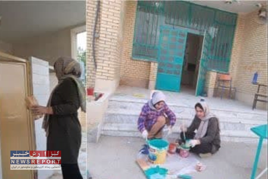 حرکت ارزشمند خانم مدیر مدرسه خیرالنساء وراوی شهرستان مُهر