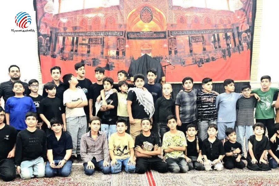 حضور بی نظیر مردم لامرد در برپایی مواکب حسینی